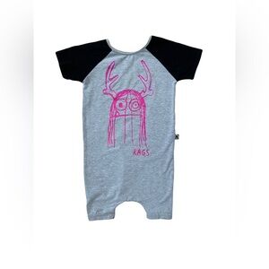 Rags Size 3/4T Metallic Trinny Shorts Romper